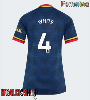 Arsenal Ben White #4 Seconda Maglia Femmina 2026-27 Manica Corta